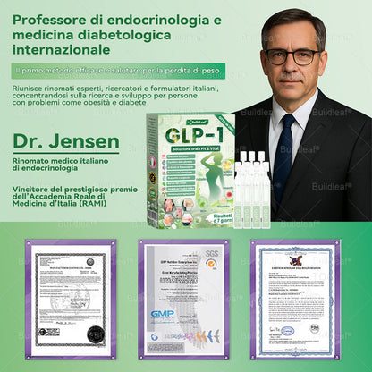 Negozio ufficiale | BuildLeaf® GLP-1 8-in-1 Fit & Vital Soluzione Orale (Solo una volta al giorno, cambiamenti visibili in 7 giorni) ✅ Per obesità, salute cardiovascolare, diabete, apnea notturna, salute intestinale, problemi articolari e altro