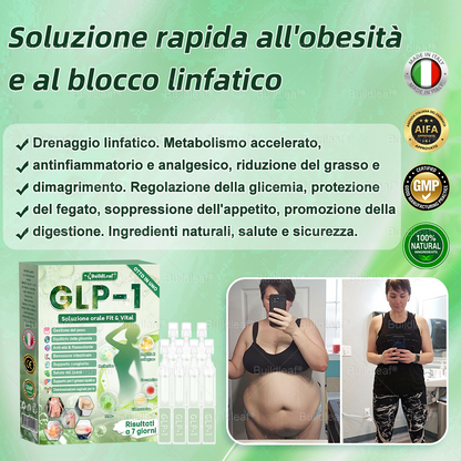 Negozio ufficiale | BuildLeaf® GLP-1 8-in-1 Fit & Vital Soluzione Orale (Solo una volta al giorno, cambiamenti visibili in 7 giorni) ✅ Per obesità, salute cardiovascolare, diabete, apnea notturna, salute intestinale, problemi articolari e altro